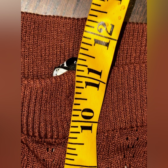 ZARA knit sweater ruffle flare pants - Picture 7 of 8